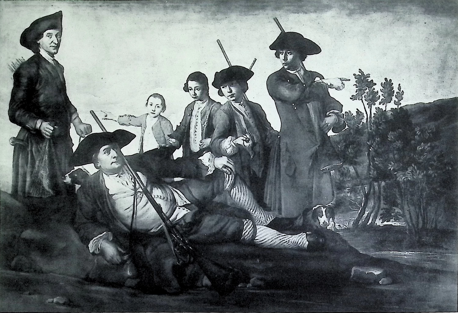 Giacomo Ceruti, il Pitocchetto - 274, Cacciatori